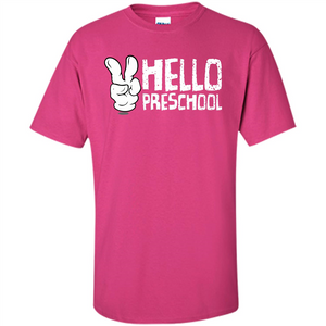 Hello Preschool T-shirt School Day T-shirt