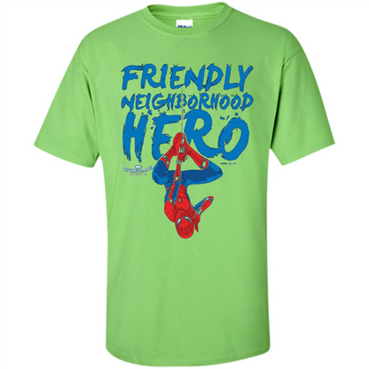 Homecoming Friendly Neighborhood Hero T-shirt Lime