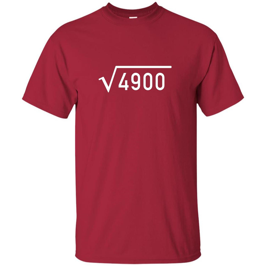 Funny Birthday T-shirt 70th Birthday T-shirt Cardinal