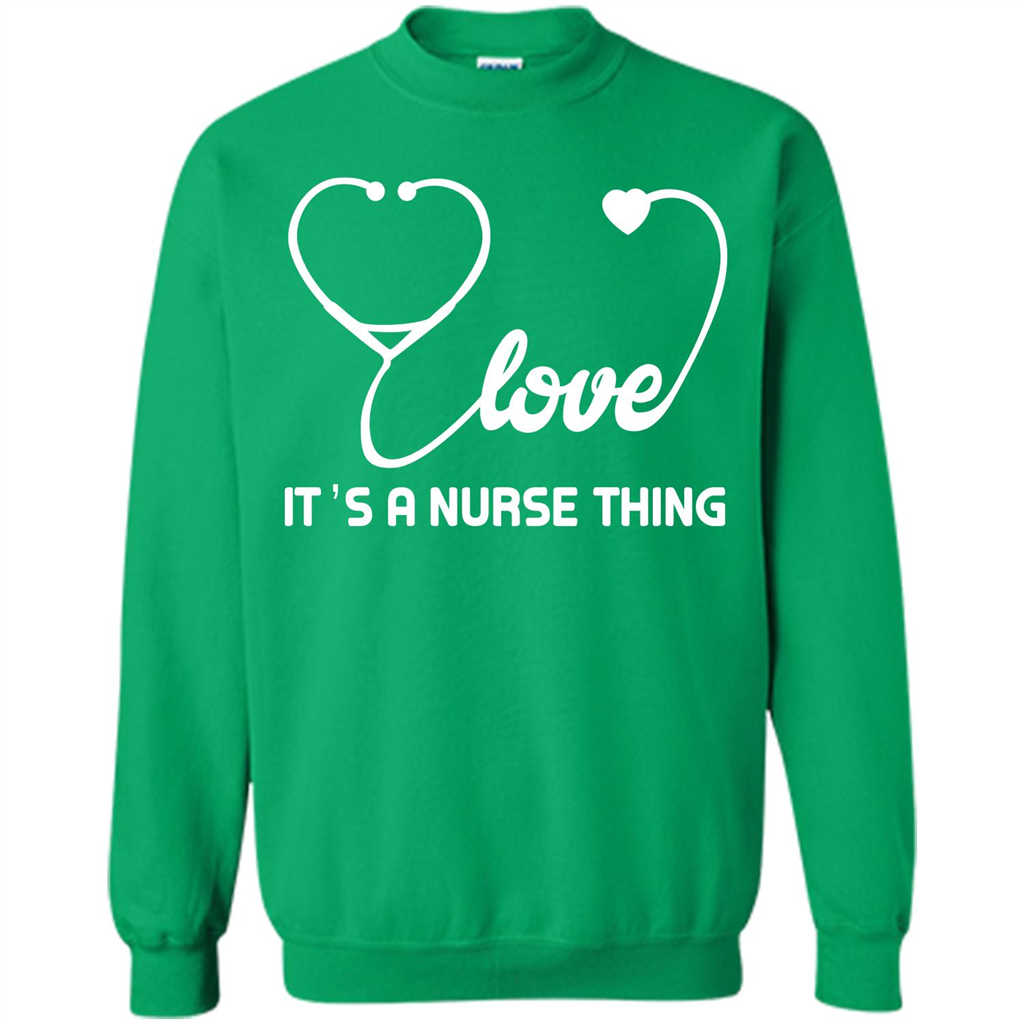 Nurse T-shirt It_Ñés A Nurse Thing Irish Green