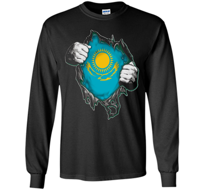 T Shirt for Super Kazakhstan cool shirt Black