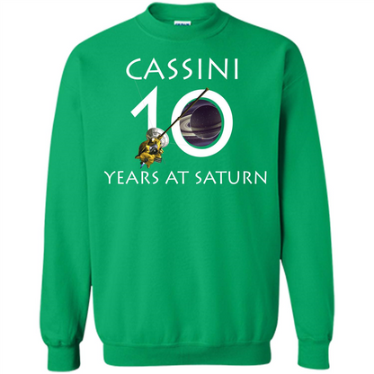 Cassini Grand Finale T-shirt Cassini 10 Years At Saturn T-shirt Irish Green