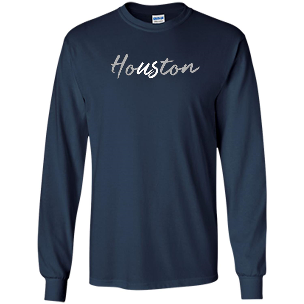Houston Us Novelty Graphic T-shirt Navy