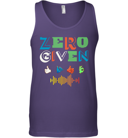 Zero Given Shirt Tank Top Tank Top Purple