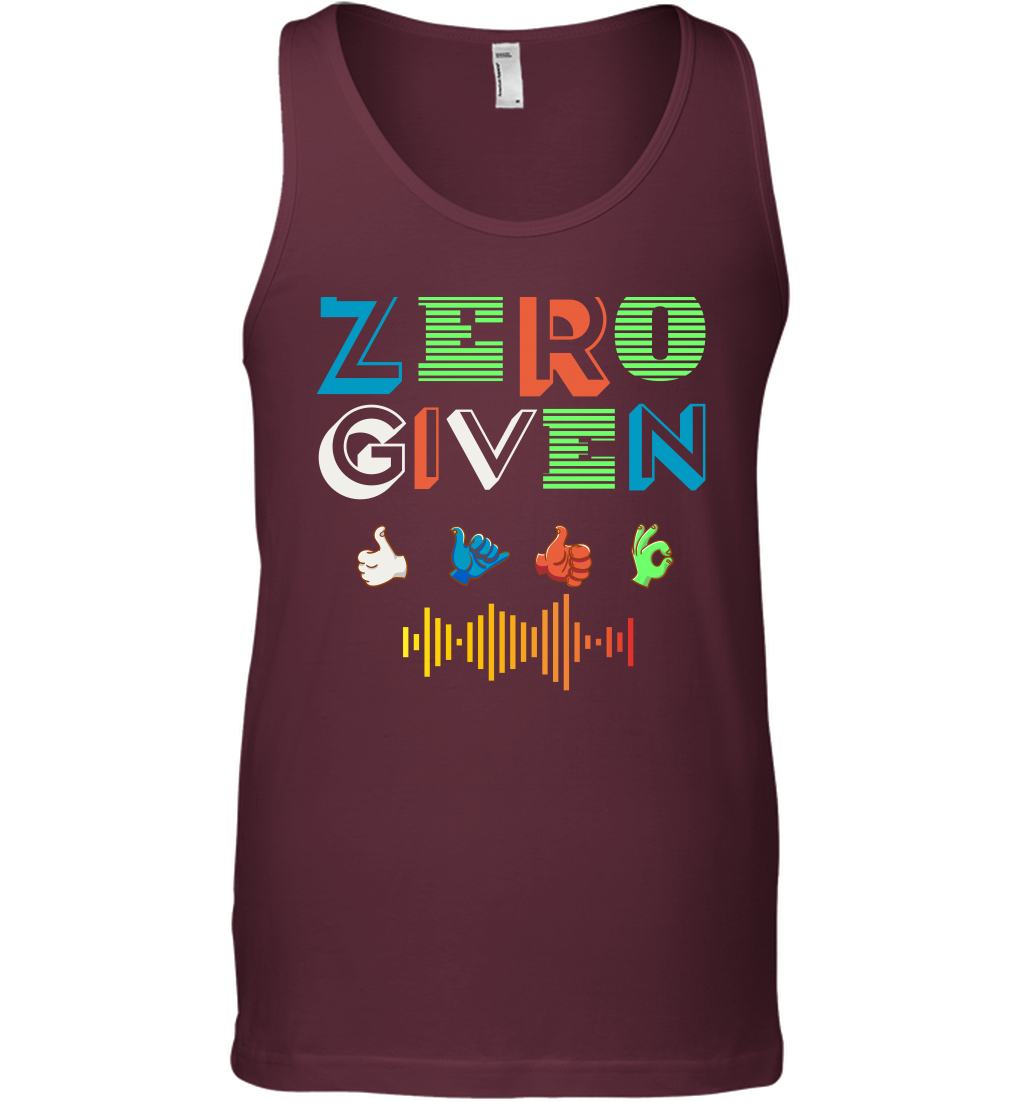 Zero Given Shirt Tank Top Tank Top Maroon
