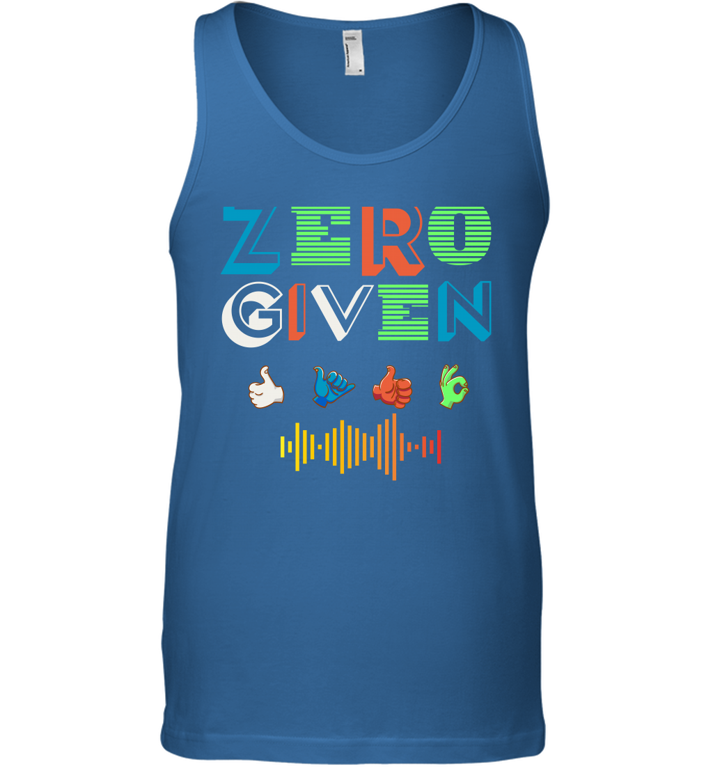 Zero Given Shirt Tank Top Tank Top Royal