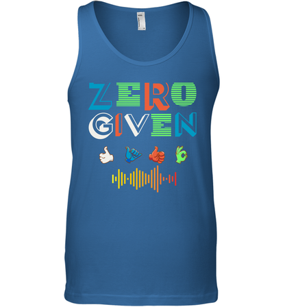 Zero Given Shirt Tank Top Tank Top Royal