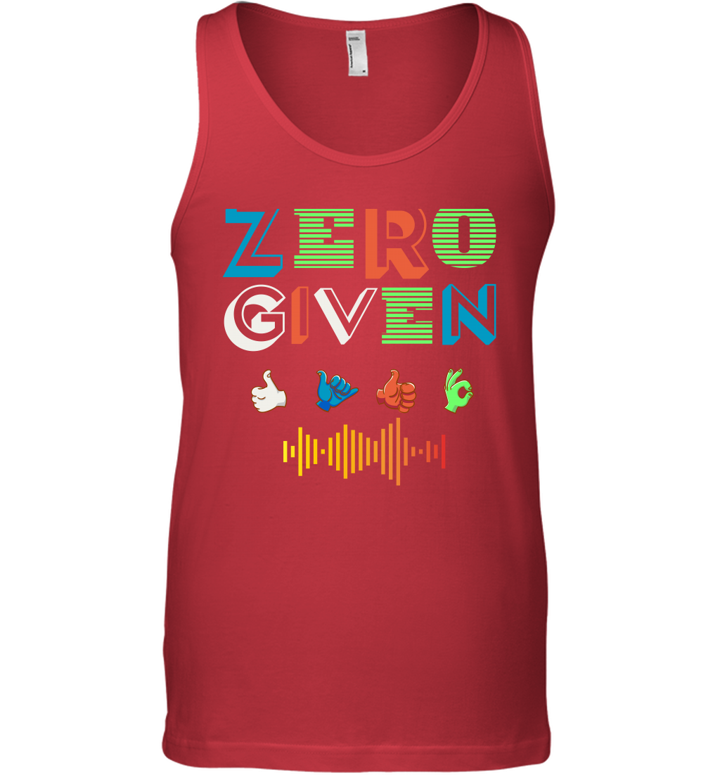 Zero Given Shirt Tank Top Tank Top Red