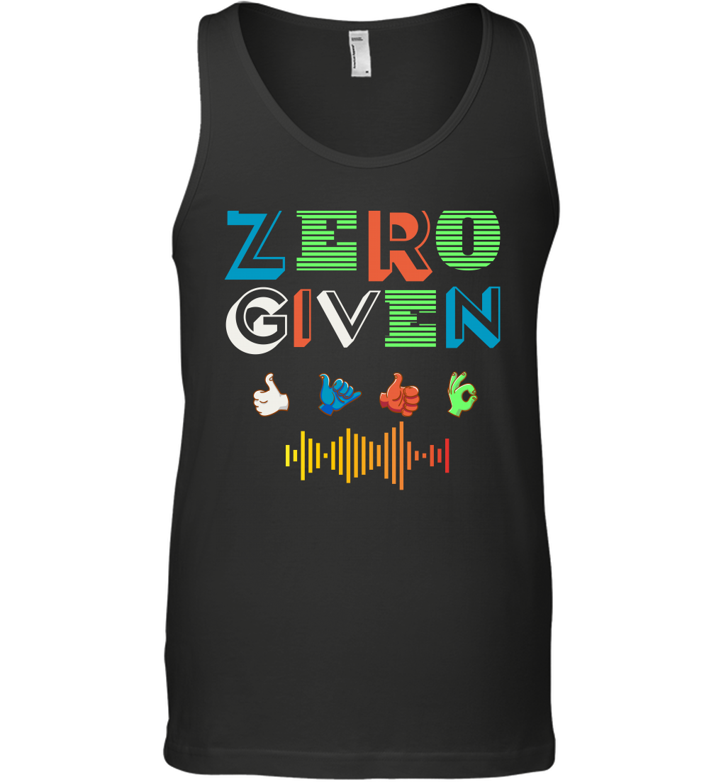 Zero Given Shirt Tank Top Tank Top Black