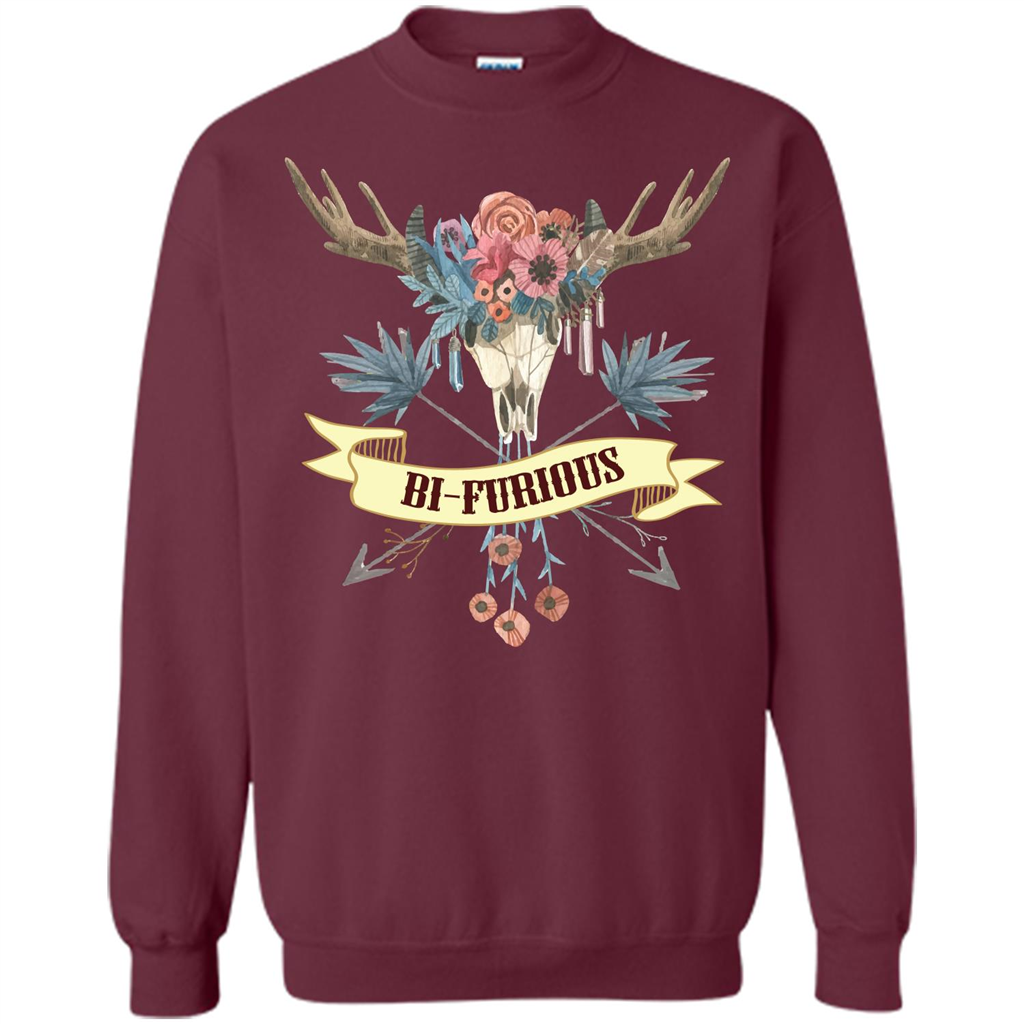 Be Furious T-shirt Maroon