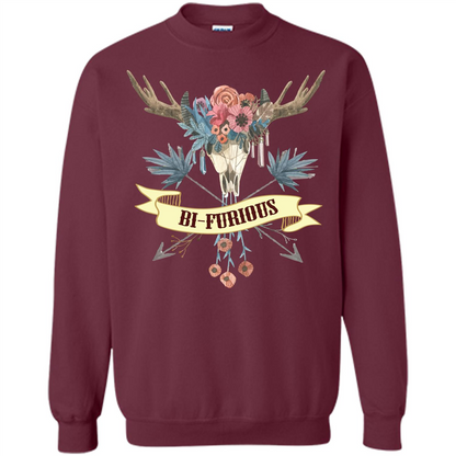 Be Furious T-shirt Maroon