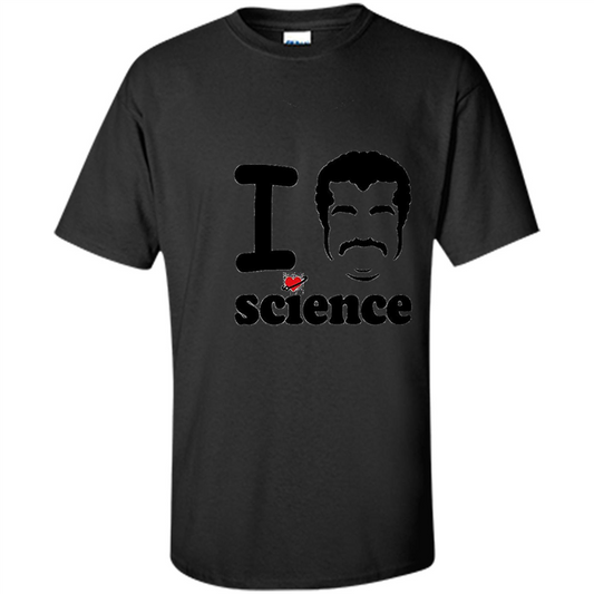 I Love Science T-Shirt Black