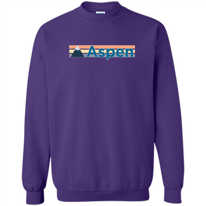 Aspen Retro Mountain T-shirt