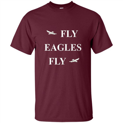Flying Eagles Fly T-shirt Maroon