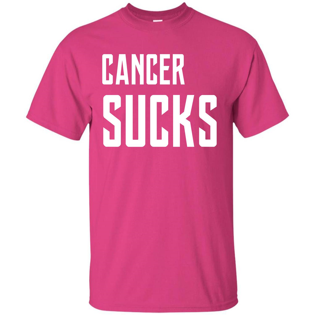 Cancer Sucks T-shirt Heliconia