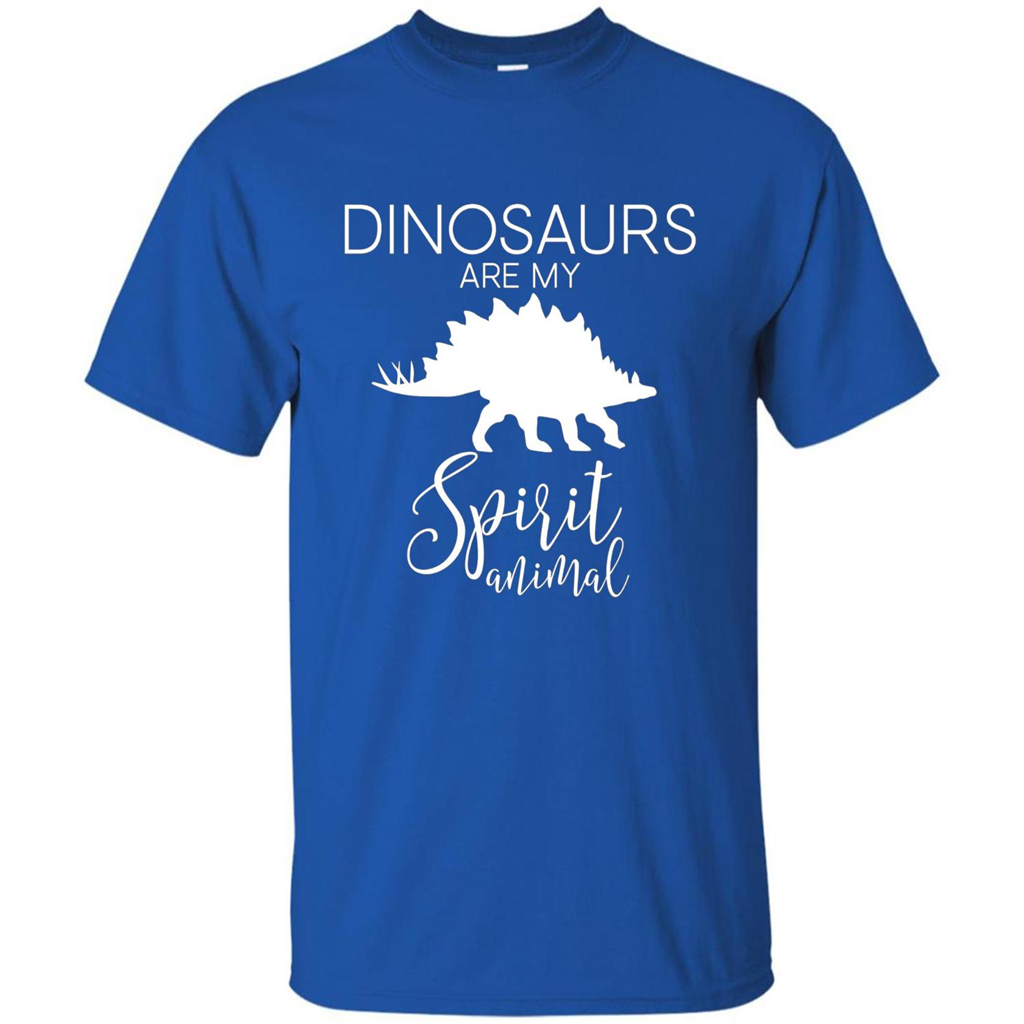 Dinosaur T-Shirt Dinosaurs Are My Spirit Animal Royal