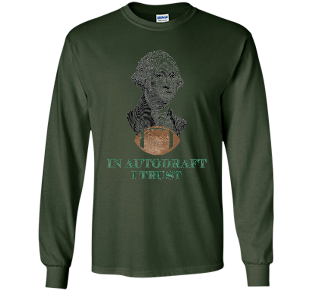 Football T-shirt In Autodraft I Trust T-shirt Forest Green