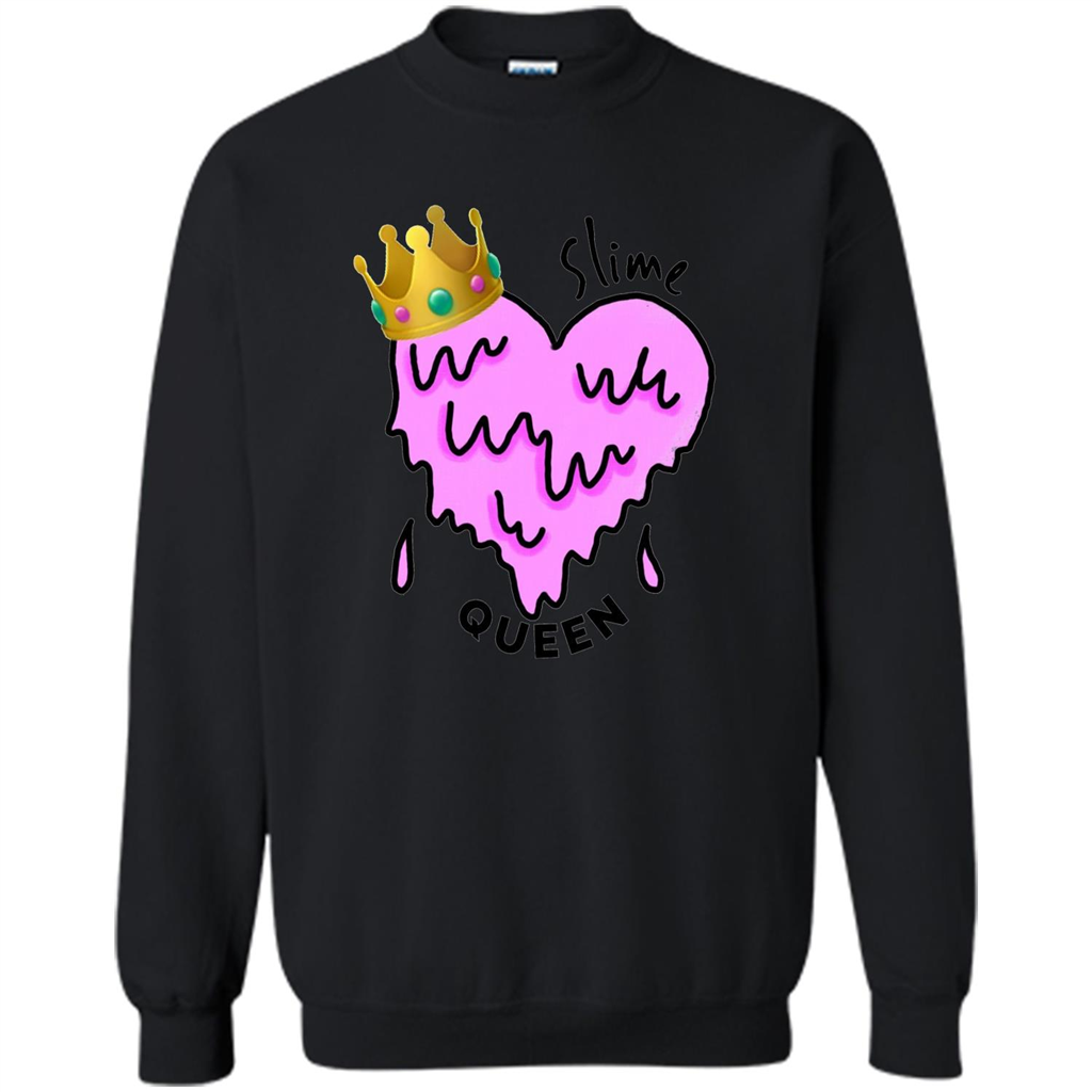 Slime Queen Heart T-Shirt Black