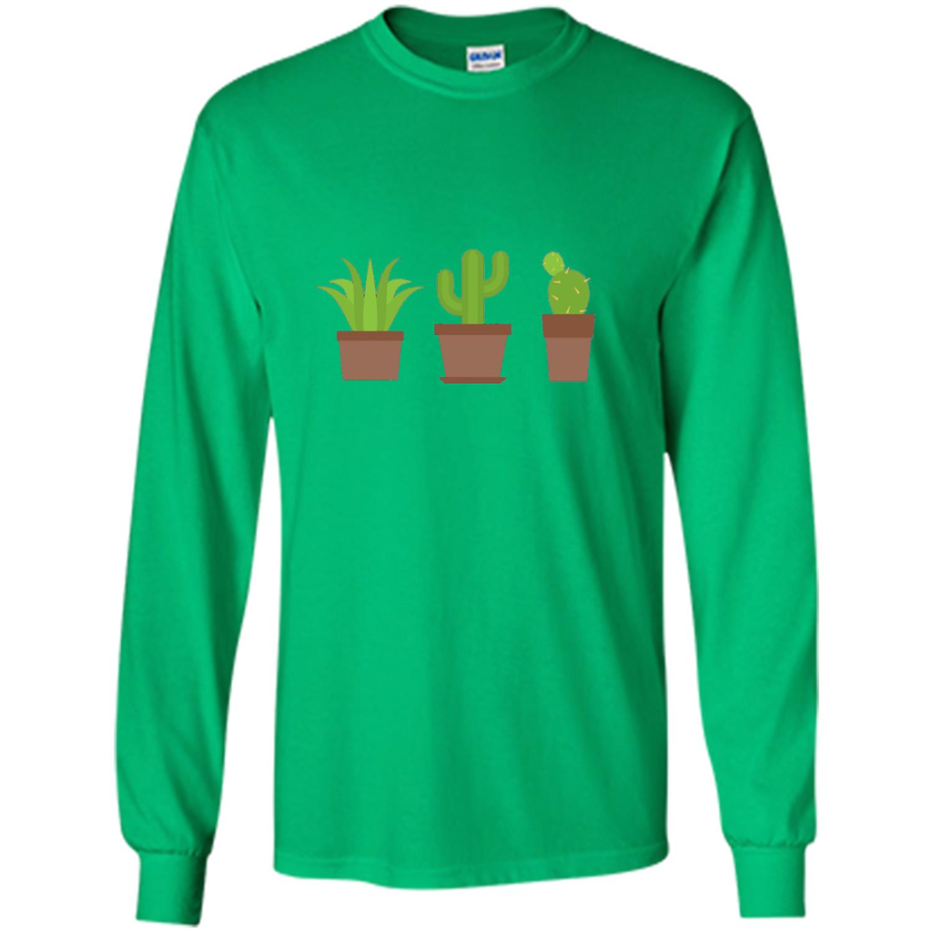 Cactus Plant Pot Succulent T-shirt Irish Green