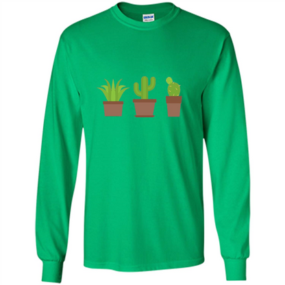 Cactus Plant Pot Succulent T-shirt Irish Green