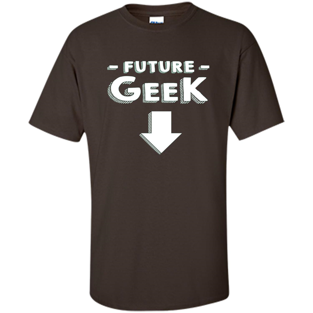 New Mommy T-shirt Future Geek Dark Chocolate