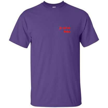 Je M'en Fous T-shirt Purple