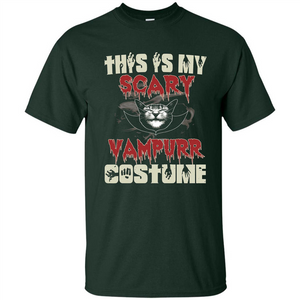 Halloween T-shirt This Is My Vampurr Costume T-Shirt