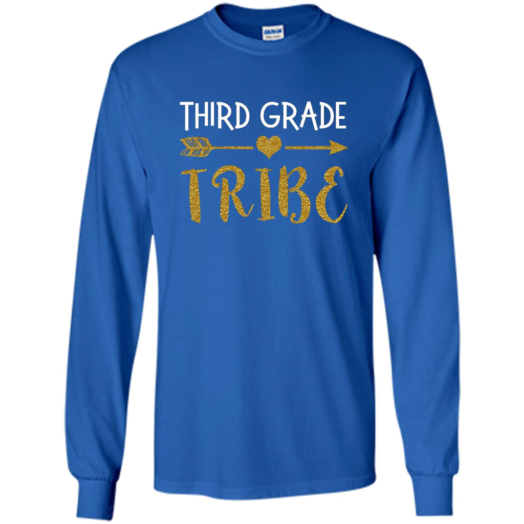 Third Grade Tribe T-shirt School Day T-shirt Royal