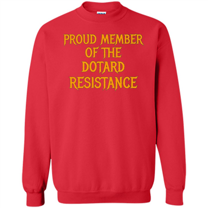 American President T-shirt Proud Member Of The Dotard Resistance T-shirt Red