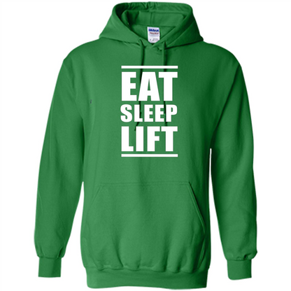 Mens Eat Sleep Lift T-shirt Irish Green