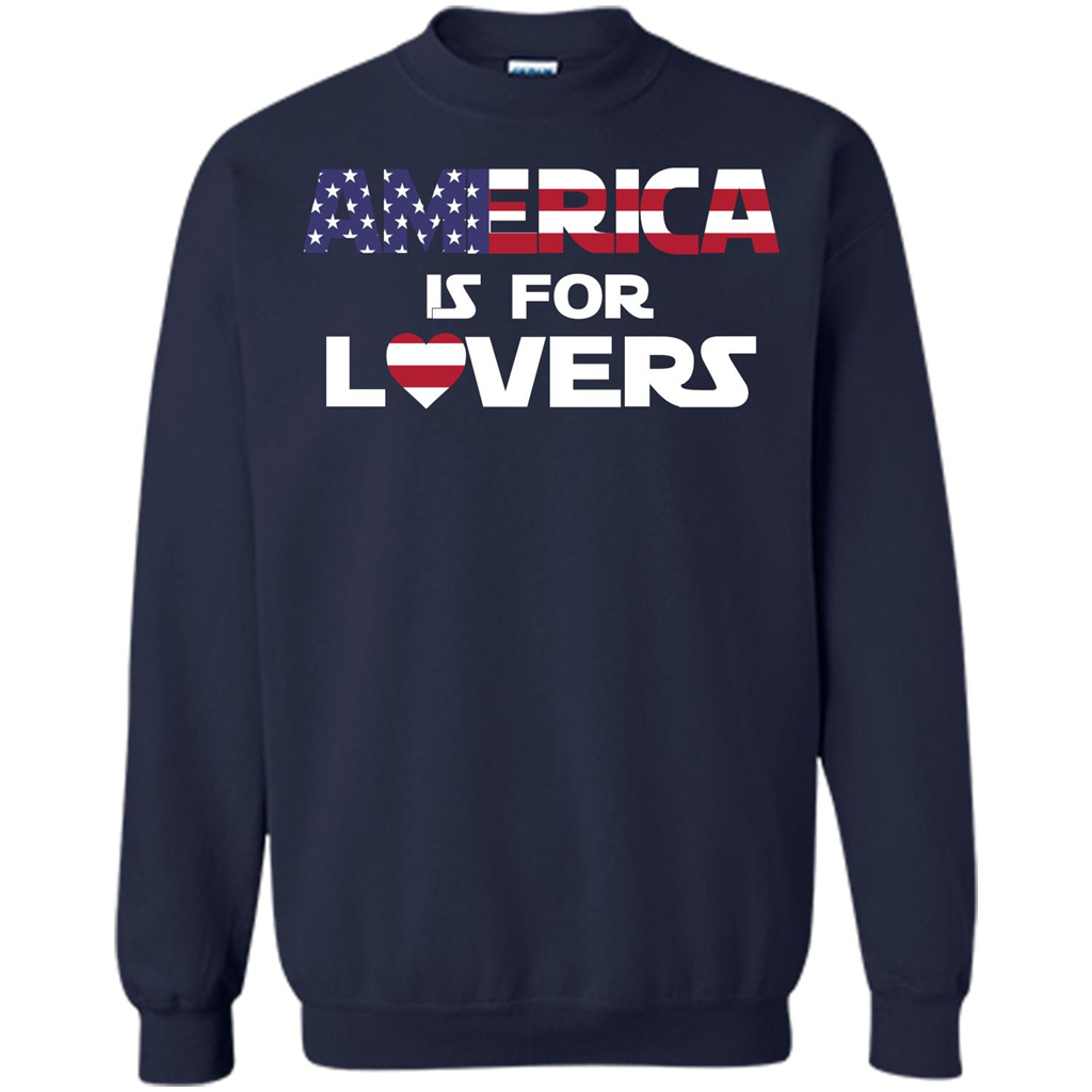 America Is For Lovers T-shirt Navy