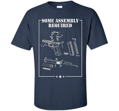 SOME ASSEMBLY REQUIRED SHOOTING RANGE T SHIRT shirt Navy