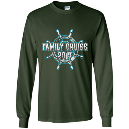 Family Cruise 2017 T-Shirt Family Vacation T-shirt Forest Green