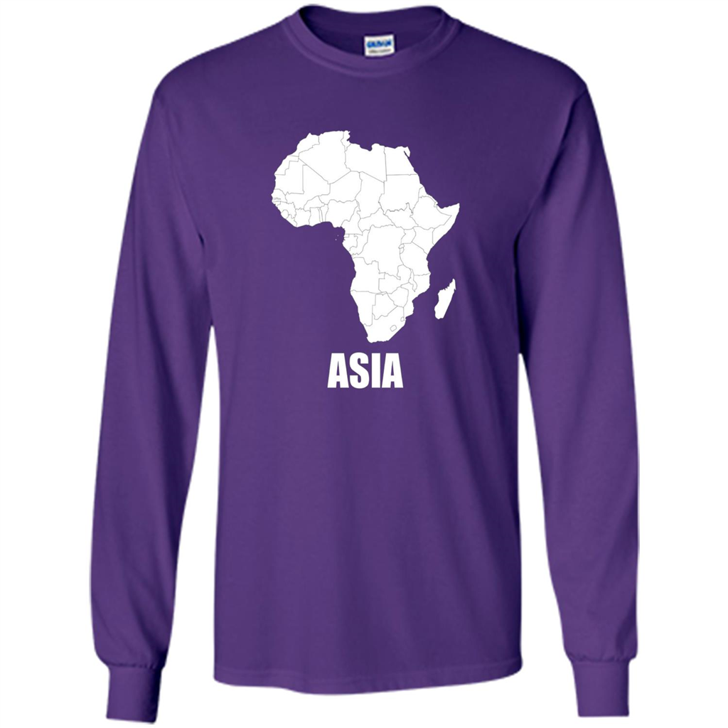Africa Asia Funny t-shirts - Humor T-shirts Purple