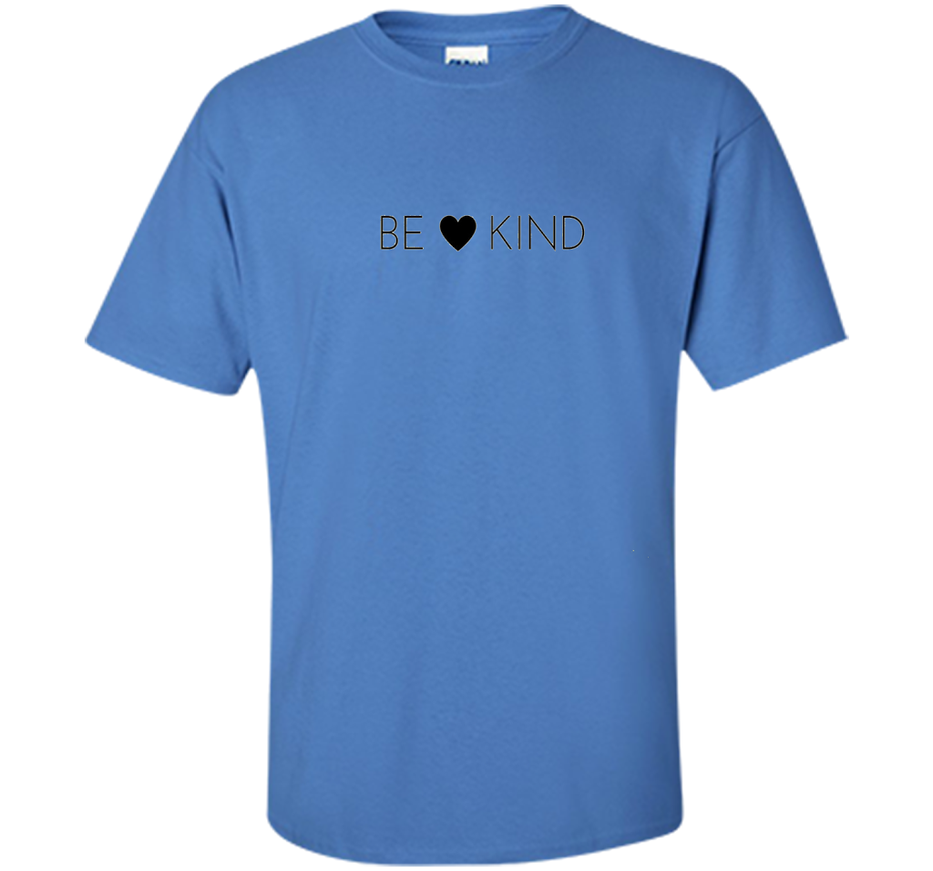 BE KIND positive message t-shirt for men, women and youth cool shirt Iris