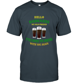 Hello Darkness My Old Friend I've Come To Drink With You Again ShirtUnisex Short Sleeve Classic Tee