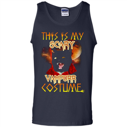 Halloween T-shirt This Is My Scary Vampurr Costume T-shirt