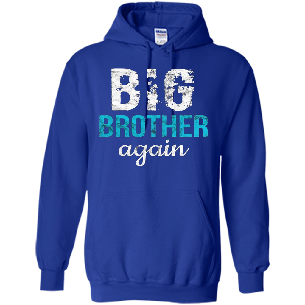 Big Brother Again Distressed T-shirt Royal