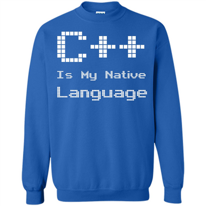 IT T-shirt C++ Is My Native Language Royal