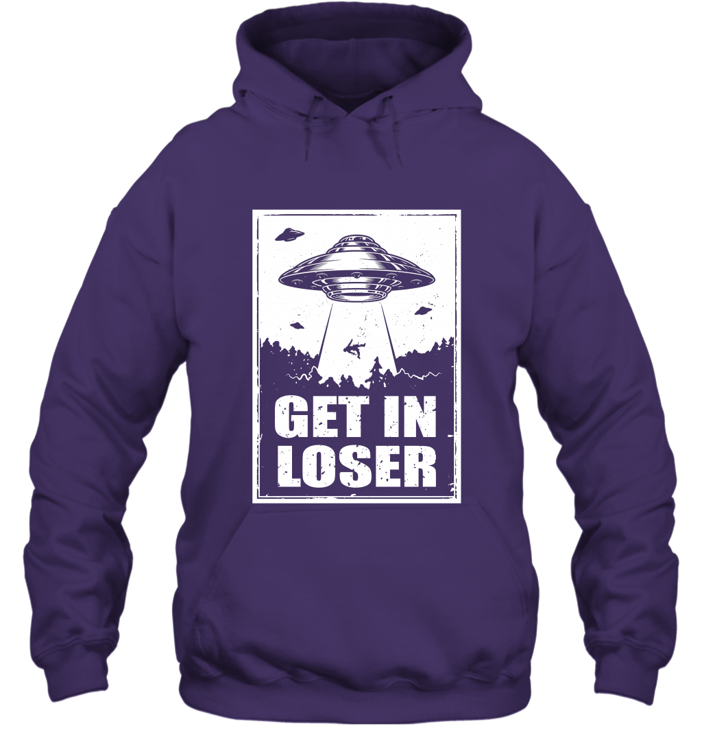 Get In Loser Shirt Hoodie Hoodie Purple
