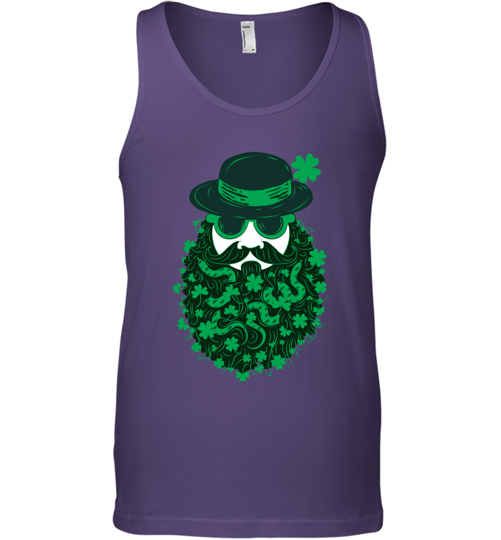 Irish Man Bread Shirt Tank Top Purple