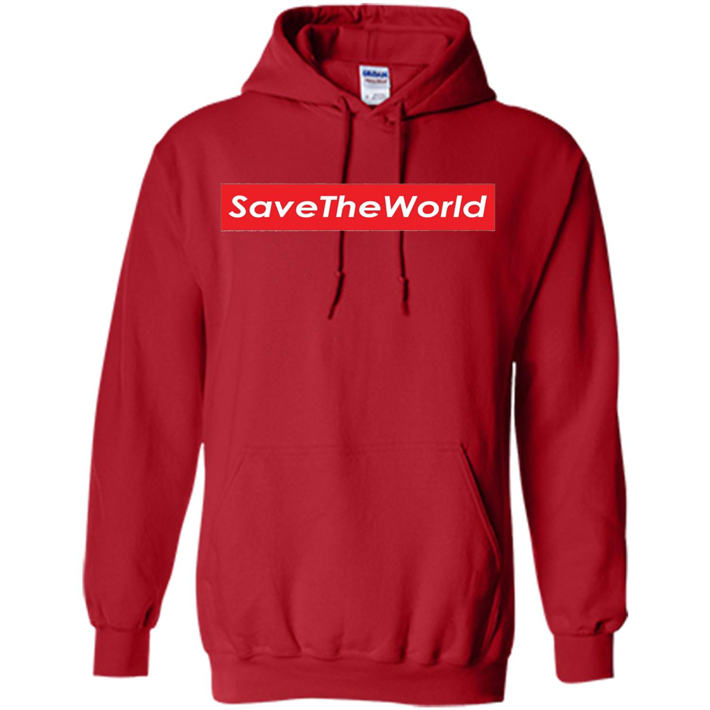 Save The World T-shirt Red