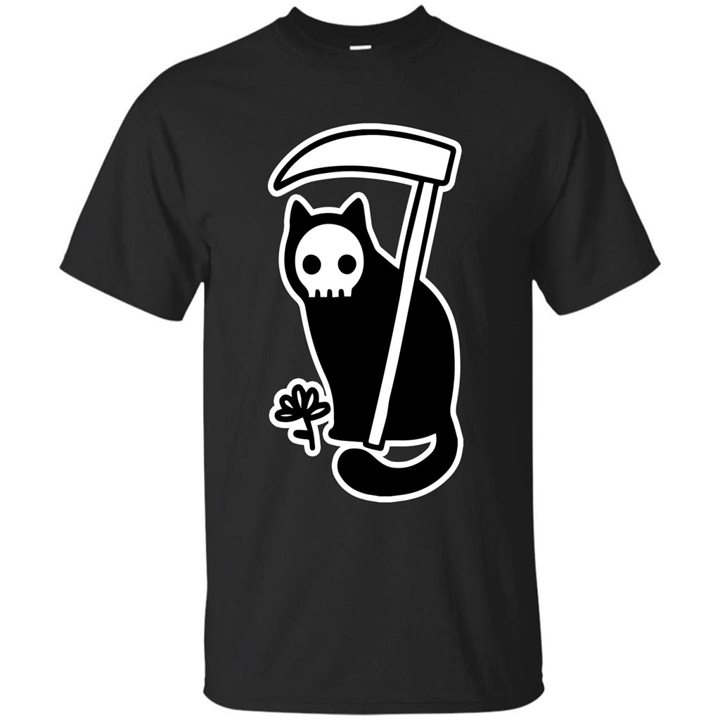 Cat Grimm Reaper T-shirt Black
