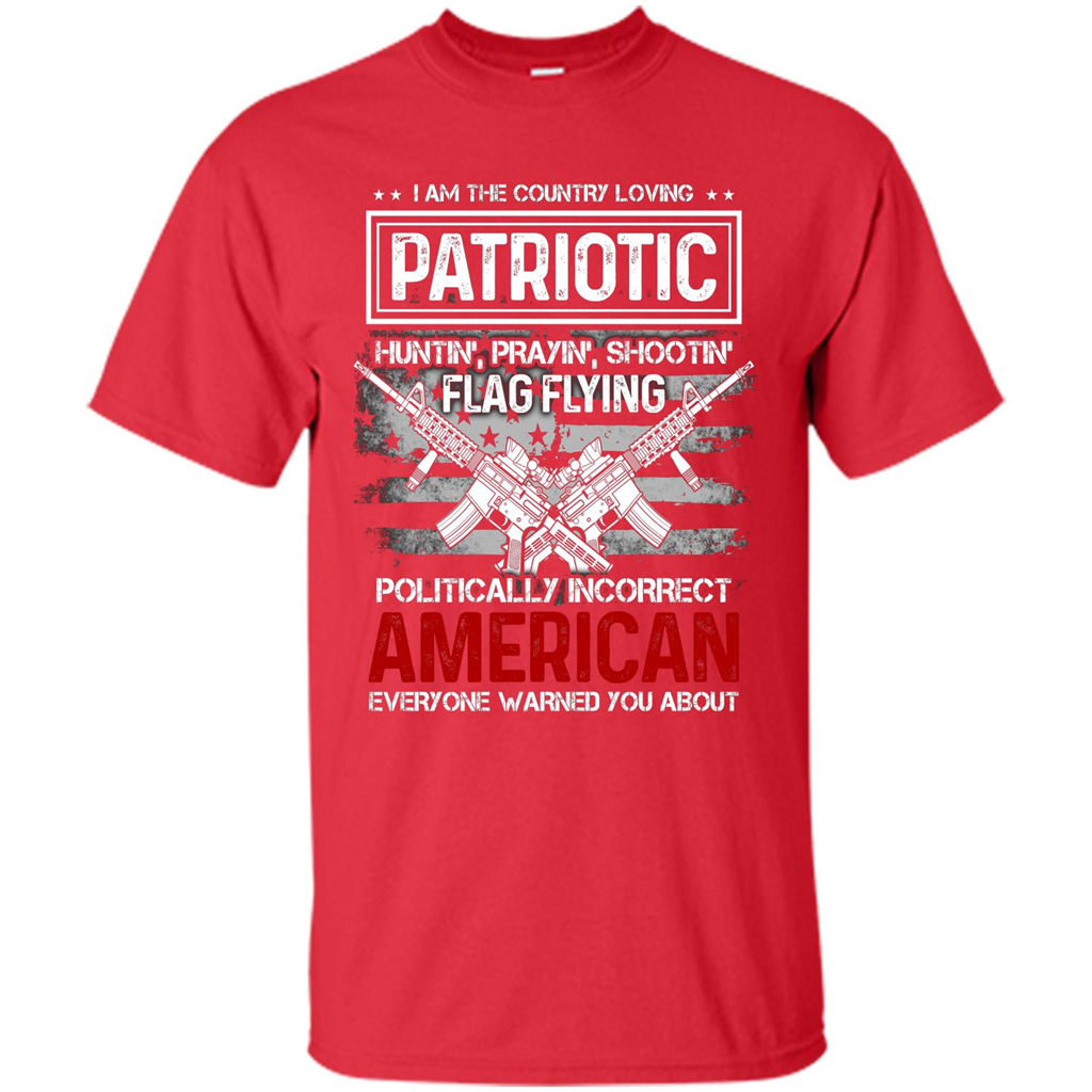 I Am The Country Loving Patriotic T-shirt Red