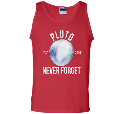 Pluto Never Forget Premium Funny T-Shirt cool shirt Red