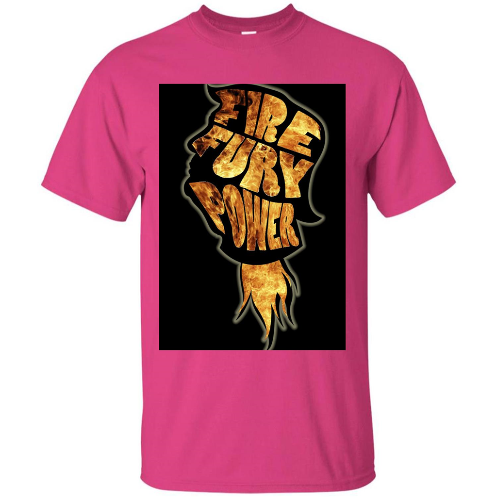 Fire Fury Power T-shirt Heliconia