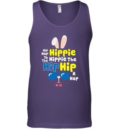 Hip Hop To The Hippie Easter Day Shirt Tank Top Tank Top Purple
