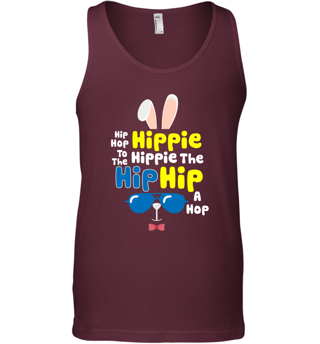 Hip Hop To The Hippie Easter Day Shirt Tank Top Tank Top Maroon