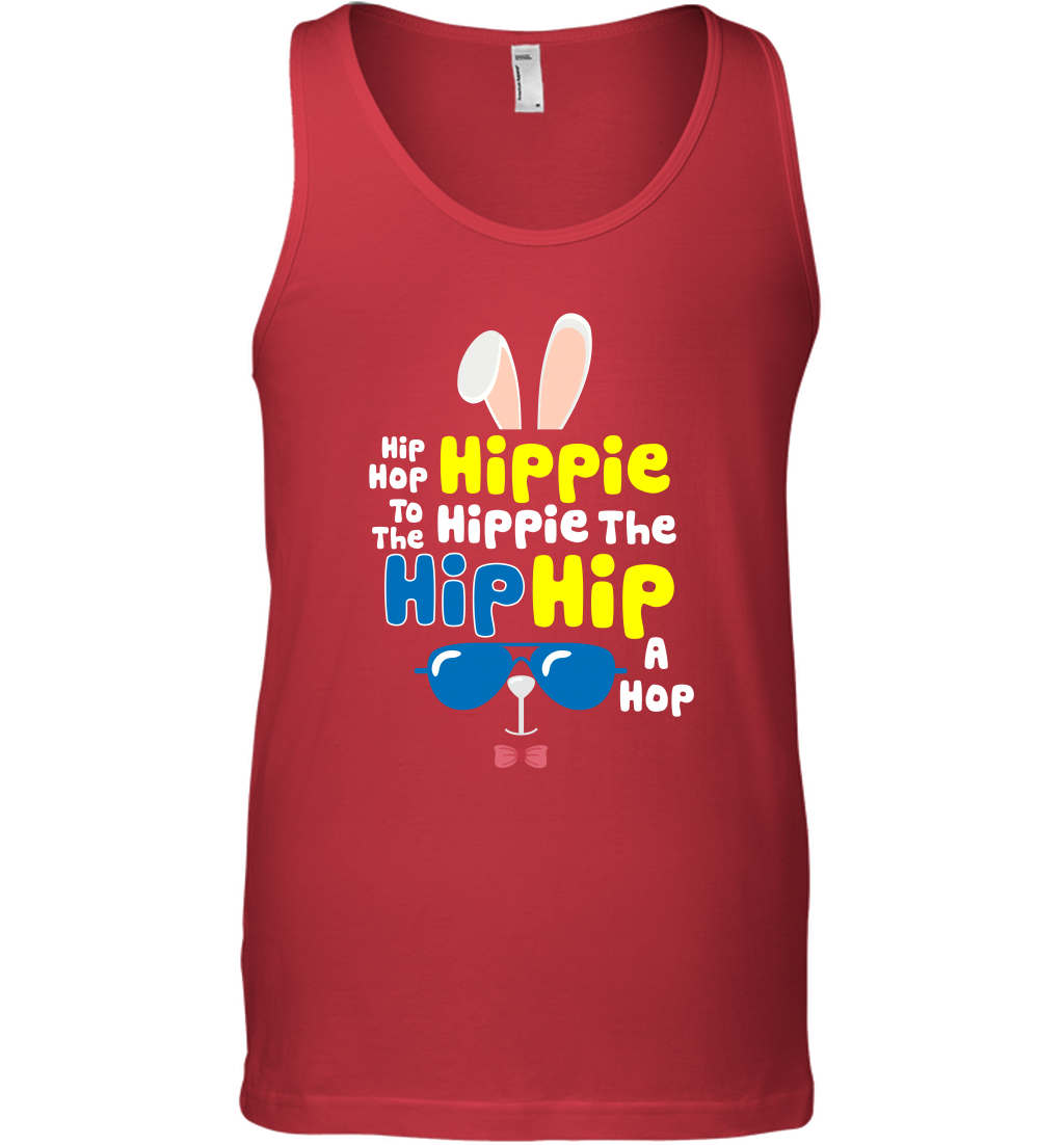 Hip Hop To The Hippie Easter Day Shirt Tank Top Tank Top Red