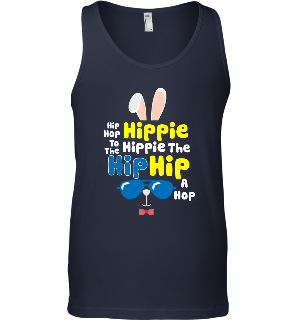 Hip Hop To The Hippie Easter Day Shirt Tank Top Tank Top Navy